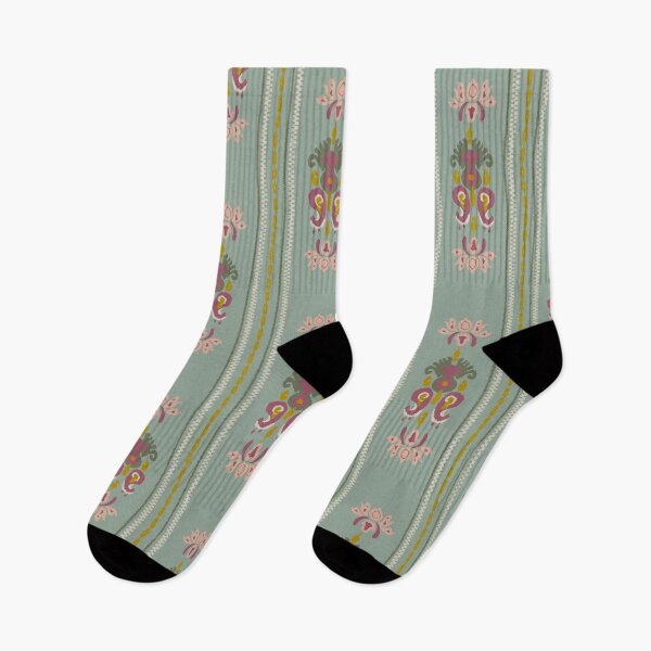 Item preview, Ikat in pastel blue & pink designed and sold by opeachyday.