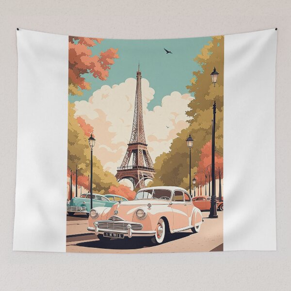 Item preview, Paris  vintage poster designed and sold by paulrommer.