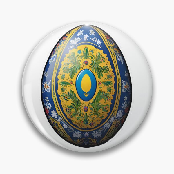 Item preview, Pysanky Slavic pattern Ukrainian Easter Egg designed and sold by CyberArtistOne.