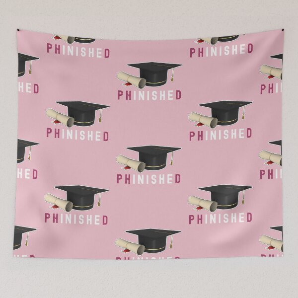 Item preview, PhD gift for women - pink celebration of graduation from university 2024 for women designed and sold by Lady-Frost.