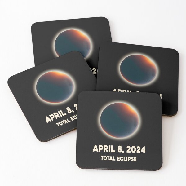 Item preview, Total Solar Eclipse 2024  April 8 2024 Funny Phases Totality designed and sold by ZANNIX.