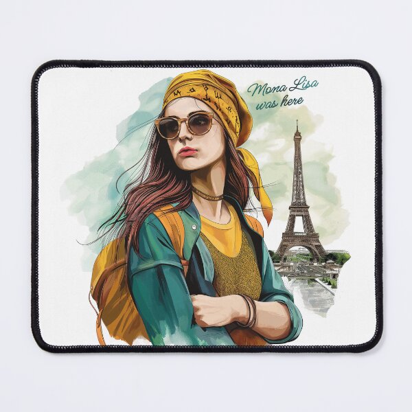 Item preview, Mona Lisa was here (in Paris) designed and sold by thedarwin.