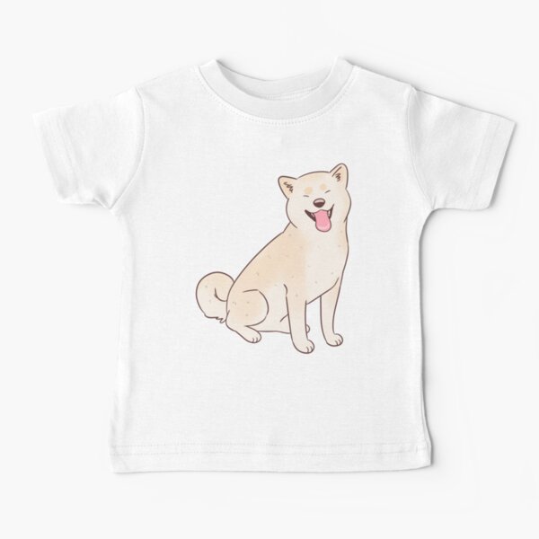 Item preview, Cream shiba inu dog illustration  designed and sold by Yaragold.