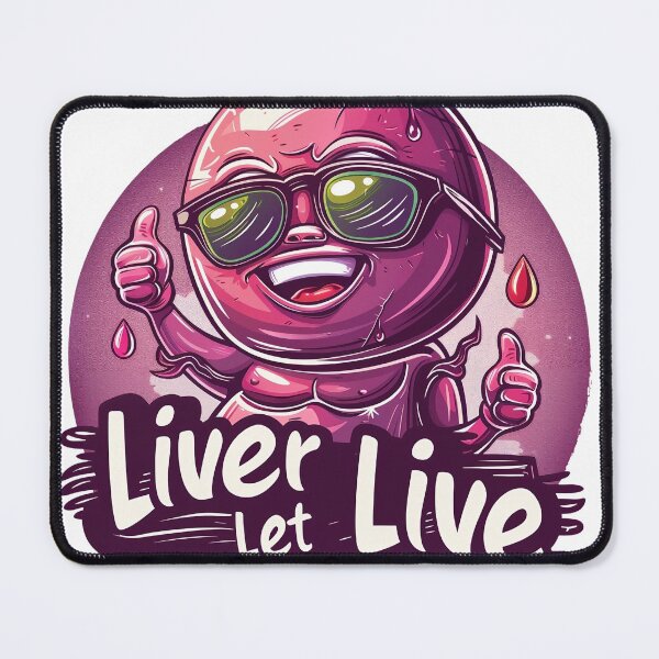 Item preview, Liver Let Live - Liver Puns designed and sold by Liseri.