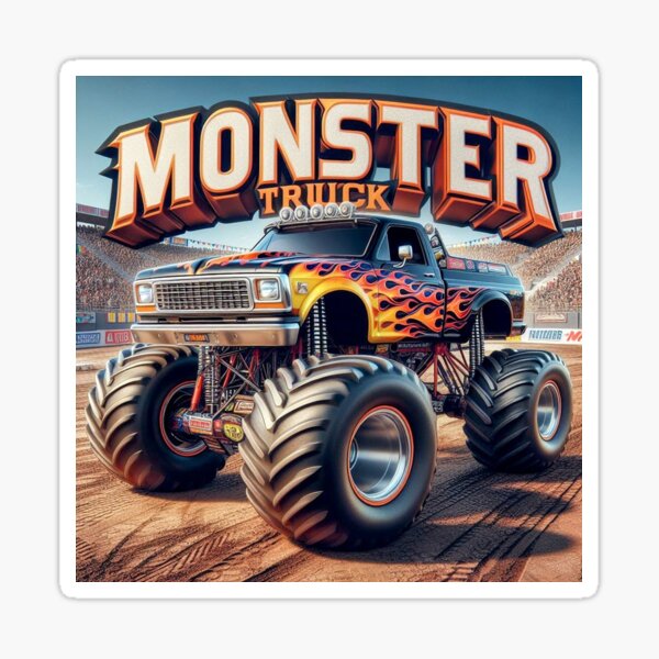 Monster Truck: The most spectacular show of the year! Sticker