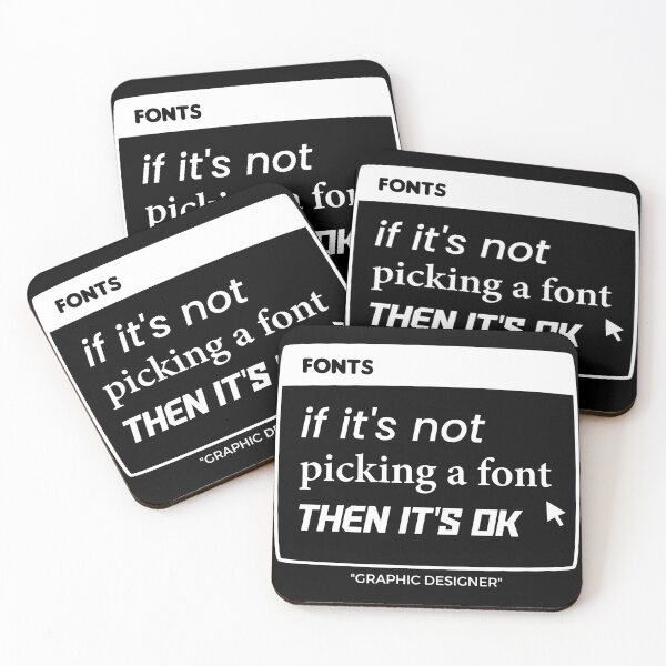 Item preview, Graphic Designer Picking A Font designed and sold by ShreefelDesigns.