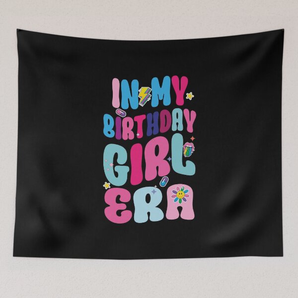 Item preview, In My Birthday Girl Era Kids Birthday Retro Girl Gift Toddler Girls  designed and sold by Dzeery.