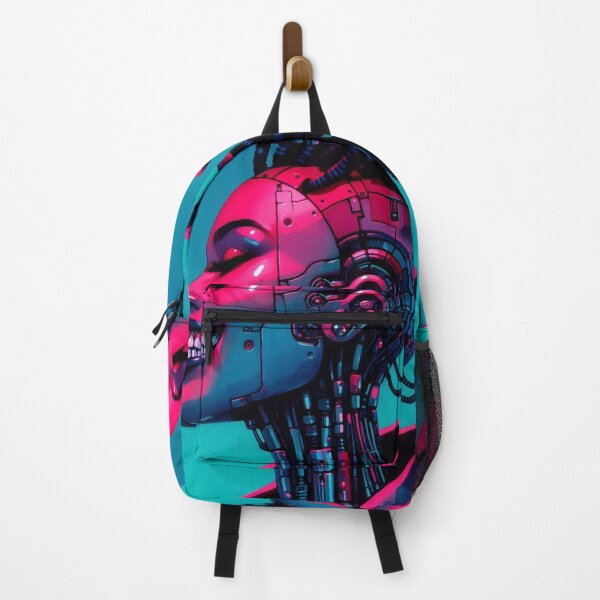 Item preview, Cyberpunk Afro-American Girl Smiles Evilly designed and sold by RESToRAPTOR.