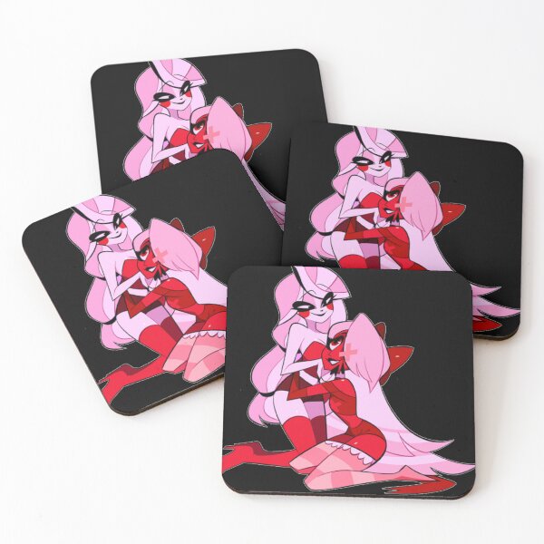 Item preview, Charlie and Vaggie Valentine Standee Design - Hazbin Hotel designed and sold by Anime-Express.