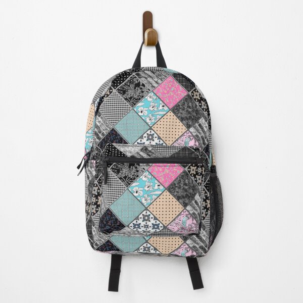 Item preview, Rustic patchwork, Granny pattern, rustic, patchwork, fashion, folklore designed and sold by fuzzyfox.