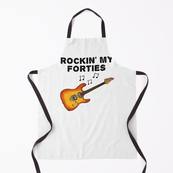 Item preview, Rockin' My Forties Electric Guitar Guitarist 40th Birthday designed and sold by doodlerob.