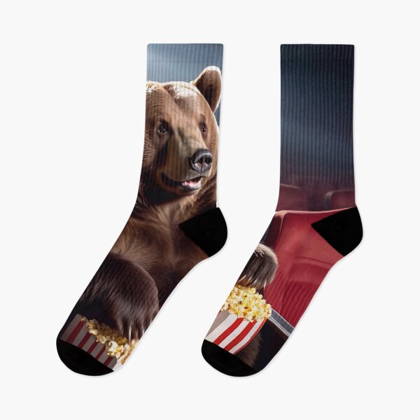 Item preview, Bear at the cinema designed and sold by M-Y-A-R-T-.