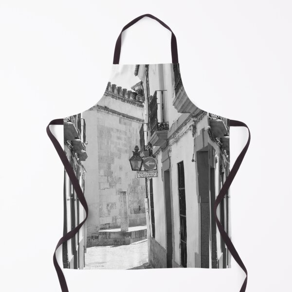 Item preview, Narrow Oldtown Passage Cordoba Black and White Vertical designed and sold by eddiebarronshop.