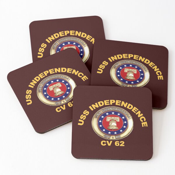 Item preview, USS Independence (CV/CVA-62) Crest for Dark Colors designed and sold by Nikki SpaceStuffPlus.