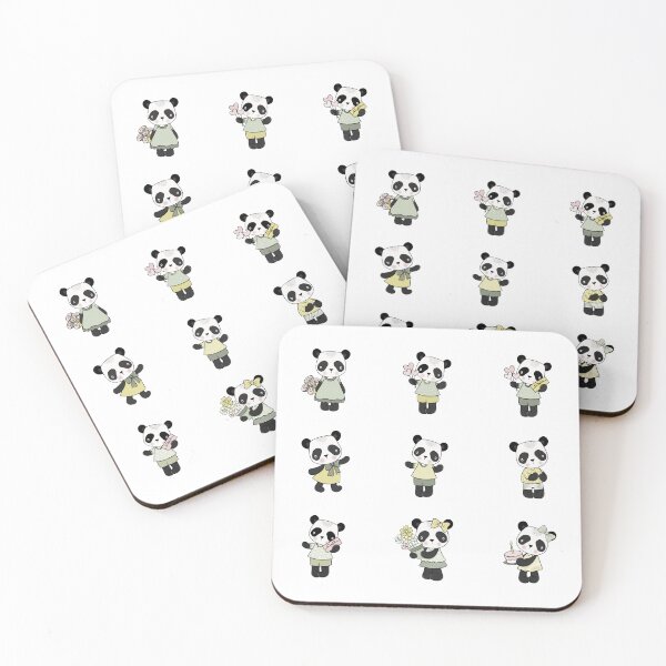 Item preview, happy panda bear giving a lot of love designed and sold by huape.