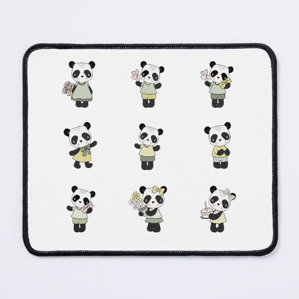 Item preview, happy panda bear giving a lot of love designed and sold by huape.