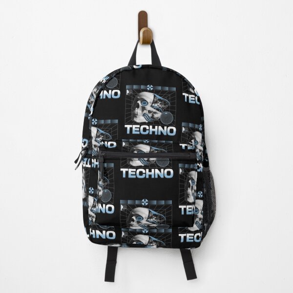 Item preview, TECHNO  - Techno Head (White)  designed and sold by Discothreadz.