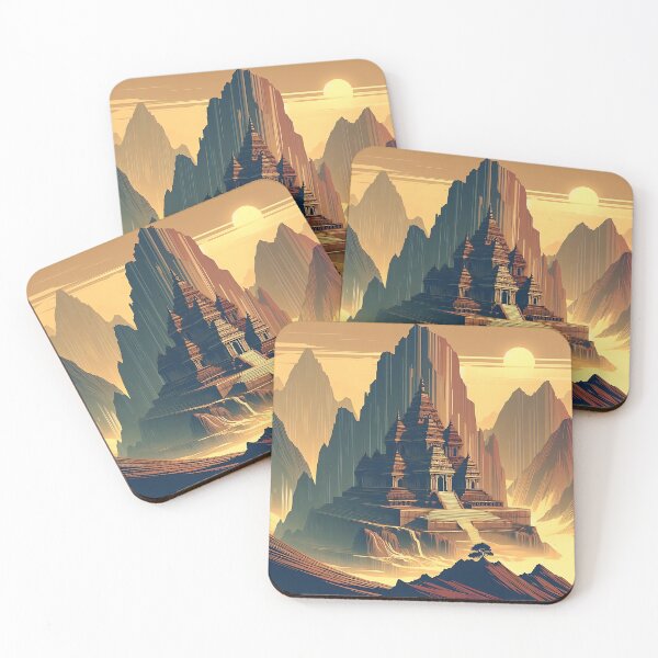 Item preview, Mountain Temple designed and sold by RW Art Prints.