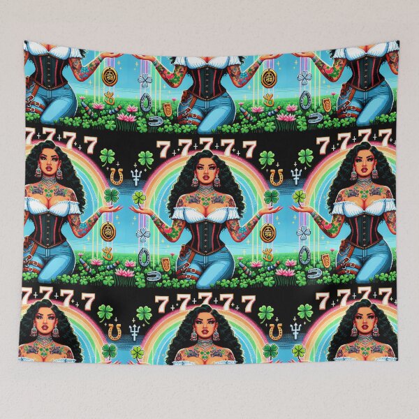Item preview, 7x7x7x7x7 lady lucks blessings  designed and sold by richard ely.
