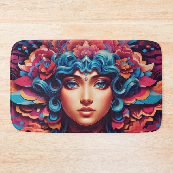 Item preview, Psychedelic Girl Desing designed and sold by Becooldesing.