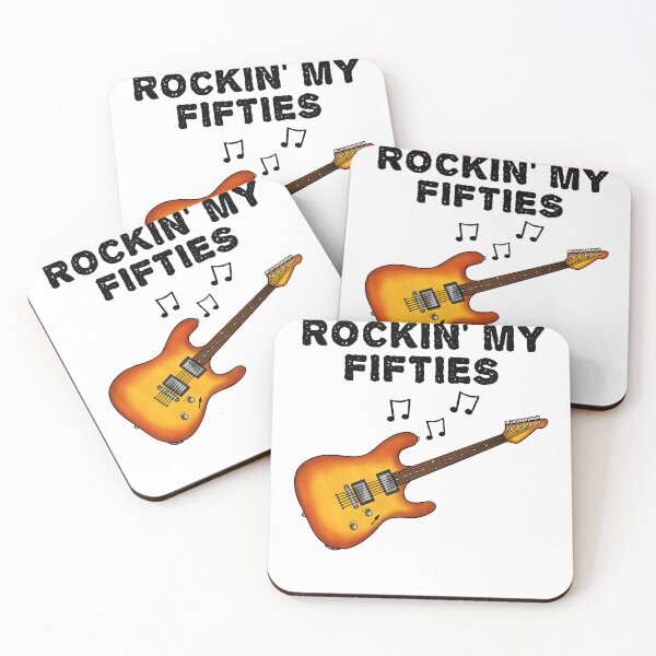 Item preview, Rockin' My Fifties Electric Guitar Guitarist 50th Birthday designed and sold by doodlerob.