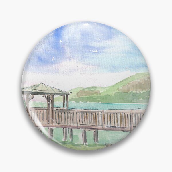 Item preview, Lago di Garda Promenade with Lake View and Bridge designed and sold by artshop77.