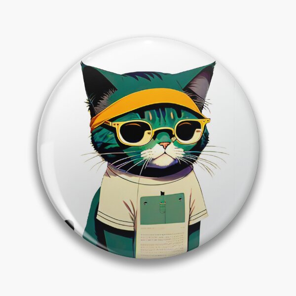 Item preview, cat with glasses designed and sold by Henrique1801.