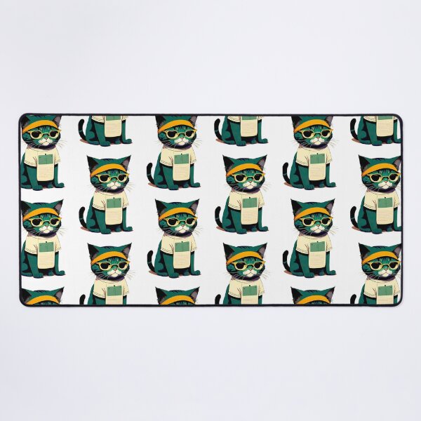 Item preview, cat with glasses designed and sold by Henrique1801.