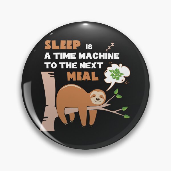 Item preview, Sloth who loves to sleep long & likes delicious food designed and sold by funnycolors.
