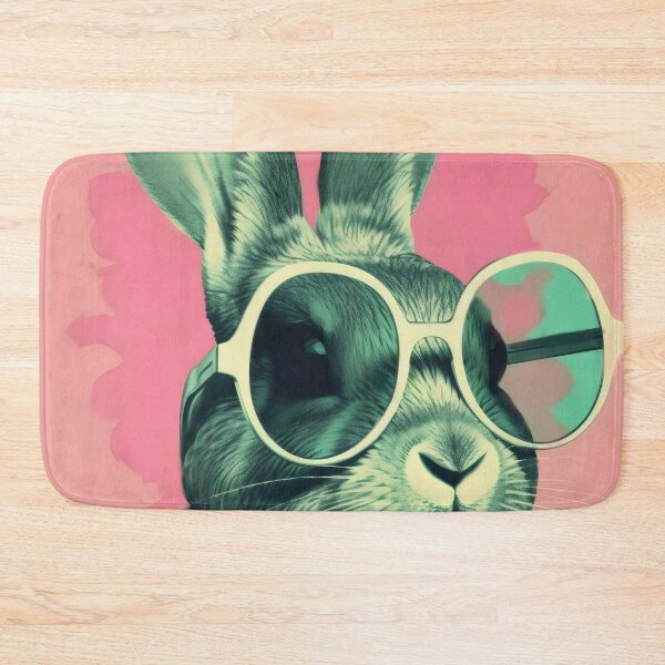 Item preview, Sassy Shades: Bunny in Pink Radiance designed and sold by EmeraldeaArt.