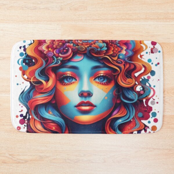 Item preview, Psychedelic Girl Desing designed and sold by Becooldesing.