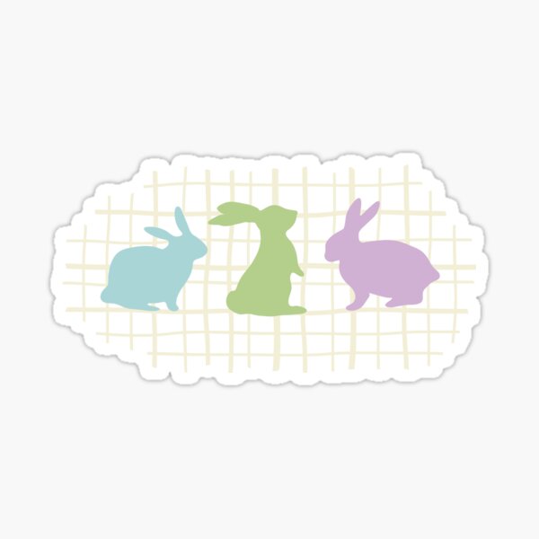 Item preview, Pastel Bunnies on Textured Background designed and sold by ImpalaMoon.