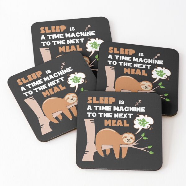 Item preview, Sloth who loves to sleep long & likes delicious food designed and sold by funnycolors.