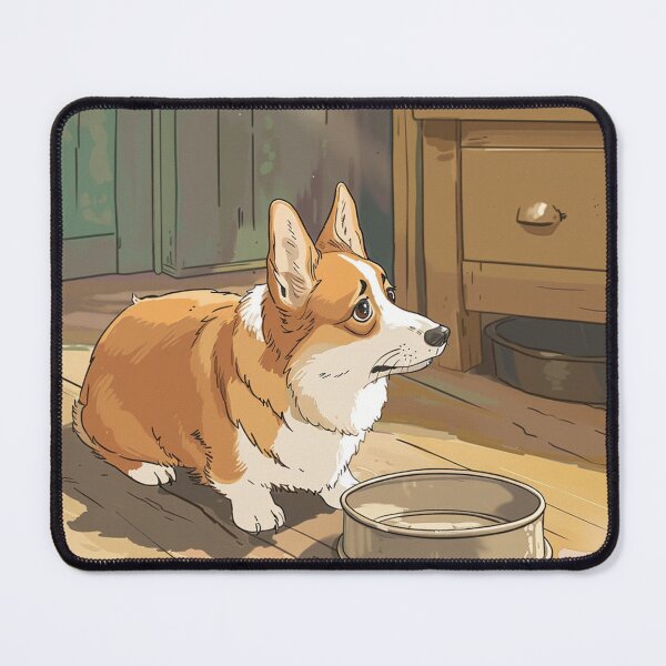 Item preview, Hungry Corgi dog designed and sold by CorgiCuddle.