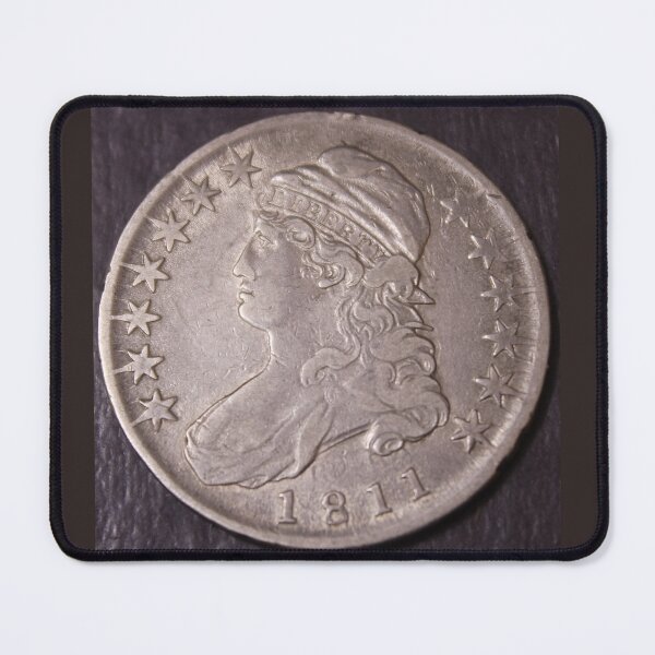 Item preview, 1811 Large 8 Capped Bust Half Dollar XF designed and sold by coinsxcrochet.