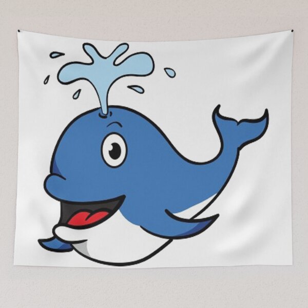 Item preview, Friendly Whale designed and sold by sanyamangme.