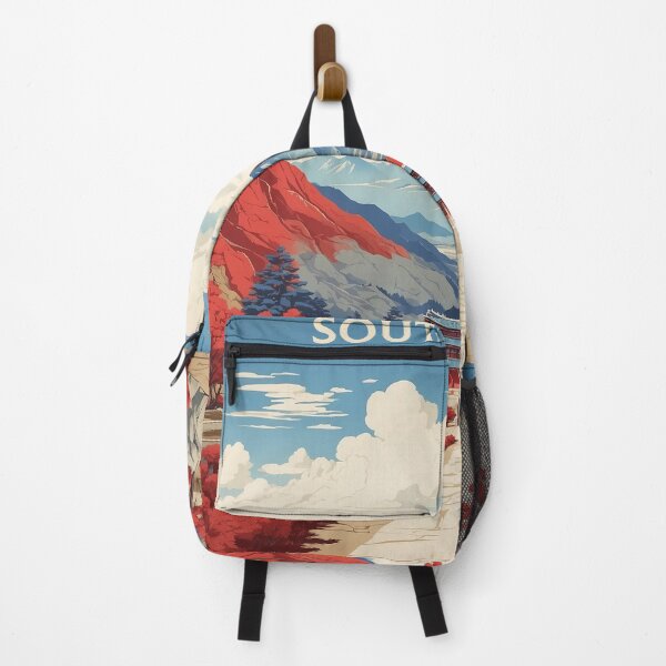 Item preview, South Korea Tourism Vintage Travel Poster designed and sold by TravelersGems.
