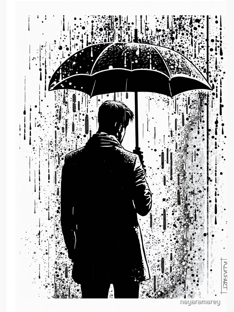 鉛筆画「My rainy day」　B5大サイズ 鉛筆画「My rainy day」 B5大サイズ 鉛筆画「My rainy day」 B5大