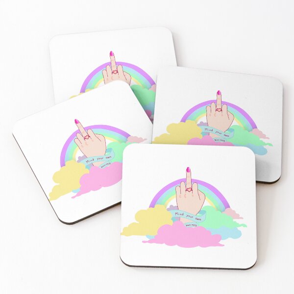 Item preview, Say f*ck off in style - colorful middle finger designed and sold by Rollingpeach.