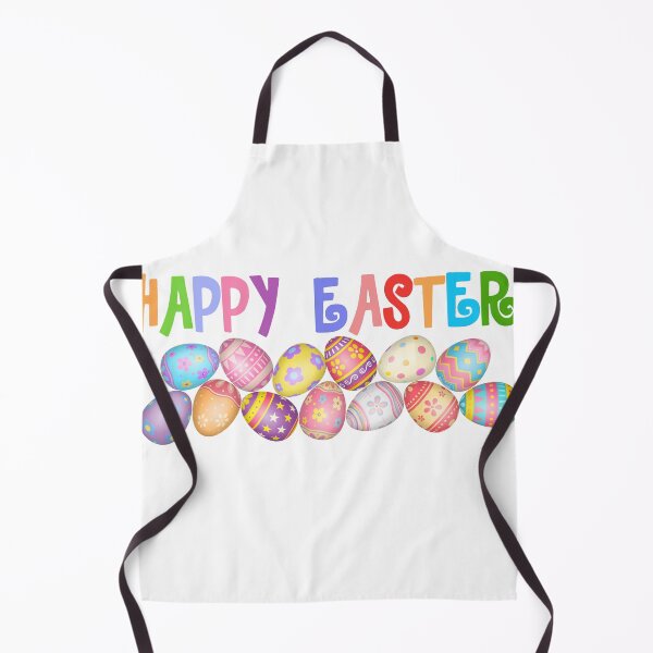 Item preview, Colorful Happy Easter Greeting with Decorated Eggs designed and sold by Hill Strom.