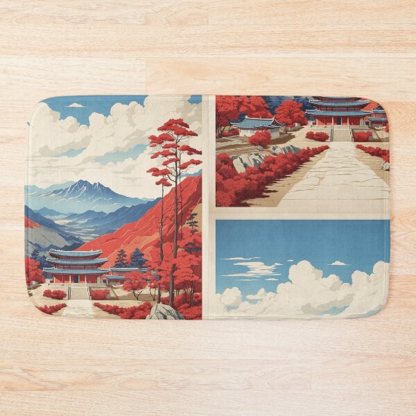 Item preview, South Korea Tourism Vintage Travel Poster 2 designed and sold by TravelersGems.