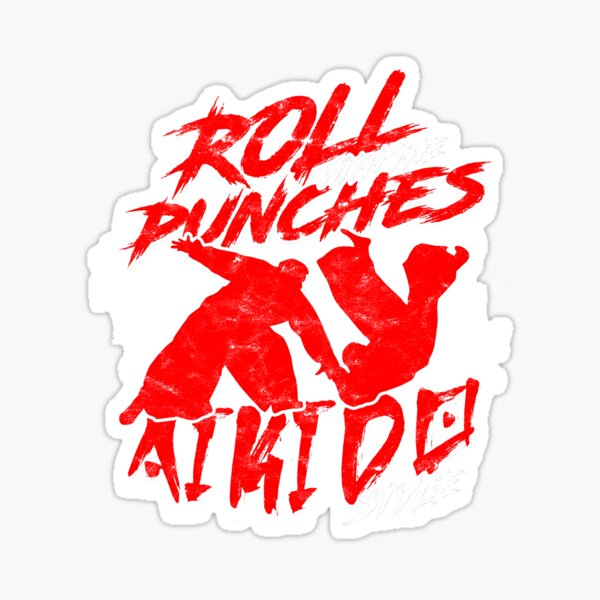 Artikel-Vorschau von Aikidoka Roll With The Punches Aikido Style, designt und verkauft von DreamsellR.