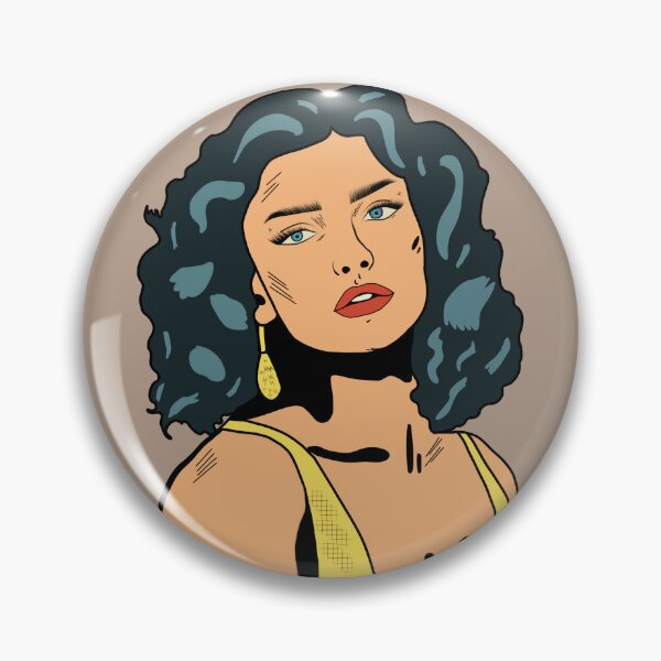 Item preview, Comic Girl Retro Vintage Style designed and sold by Imakeyouhappy.