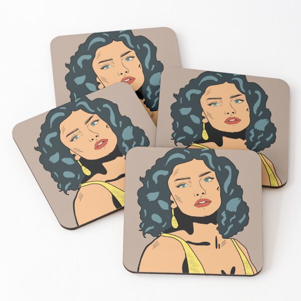 Item preview, Comic Girl Retro Vintage Style designed and sold by Imakeyouhappy.