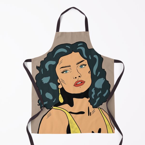 Item preview, Comic Girl Retro Vintage Style designed and sold by Imakeyouhappy.