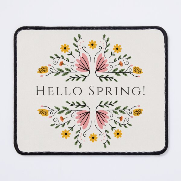 Item preview, Hello spring floral minimal designed and sold by Sleek Sketch Studio.