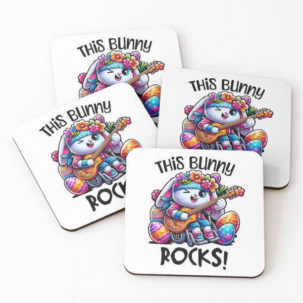 Item preview, Disability community Easter design,This bunny rock! designed and sold by InspireGlow.