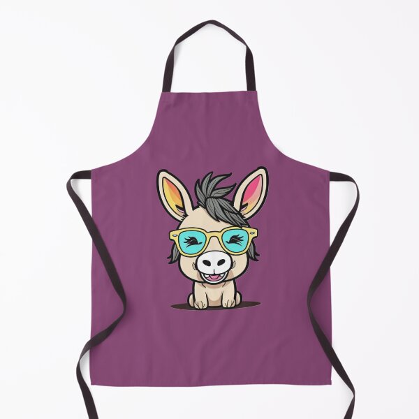 Item preview, Adorable Donkey, Kawaii Donkey, Cute Donkey Clipart designed and sold by SnuggleSafari.
