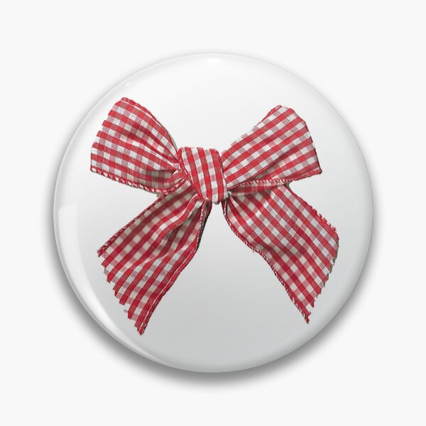 Item preview, Red Gingham Bow designed and sold by ellanely.