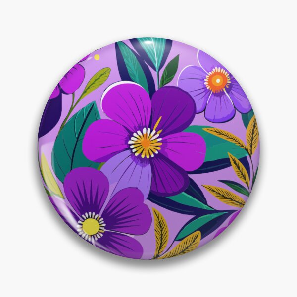 Item preview,  Violet Flower Seamless Pattern  designed and sold by printmala.